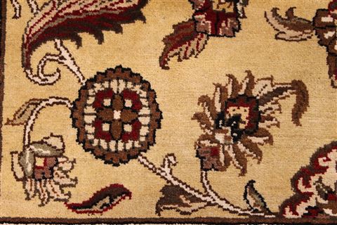 Jaipur Yellow Hand Knotted 90 X 120 Area Rug 301-30719 Image 1