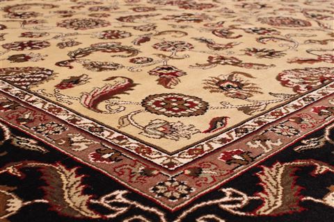 Jaipur Yellow Hand Knotted 90 X 120 Area Rug 301-30719 Image 3