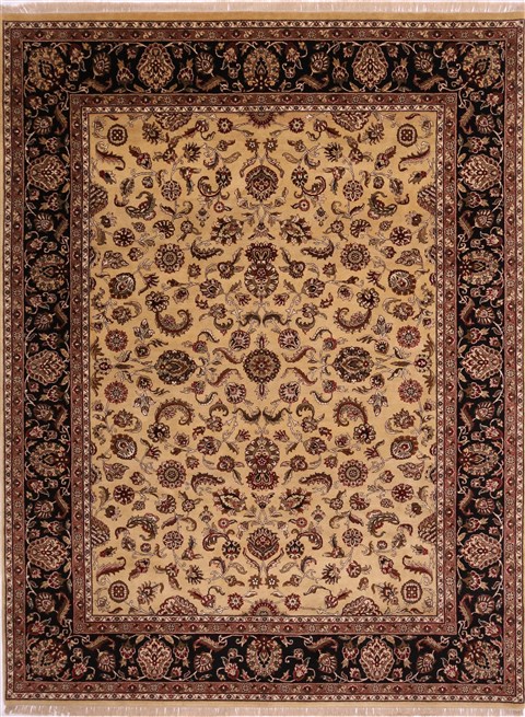 Jaipur Yellow Hand Knotted 90 X 120 Area Rug 301-30719 Image 0