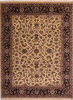 Jaipur Yellow Hand Knotted 9'0" X 12'0"  Area Rug 301-30719
