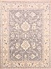 Oushak Beige Hand Knotted 92 X 127  Area Rug 256-30720 Thumb 0