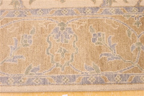 Oushak Grey Hand Knotted 93 X 121 Area Rug 256-30725 Image 3