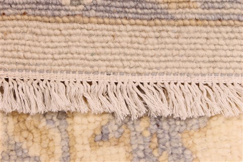 Oushak Grey Hand Knotted 93 X 121 Area Rug 256-30725 Image 5
