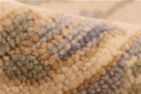 Oushak Grey Hand Knotted 93 X 121 Area Rug 256-30725 Image 9