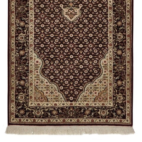 Mahi Black Runner Hand Knotted 23 X 100  Area Rug 276-30726 Image 1