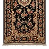Kashan Black Runner Hand Knotted 23 X 100  Area Rug 276-30731 Thumb 1