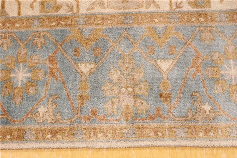 Oushak Beige Hand Knotted 82 X 911  Area Rug 256-30732 Image 3