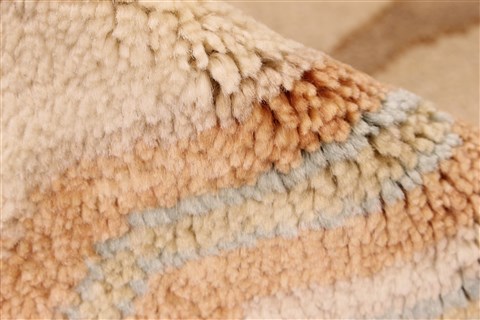 Oushak Beige Hand Knotted 82 X 911  Area Rug 256-30732 Image 9