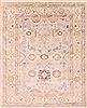 Oushak Beige Hand Knotted 83 X 101 Area Rug 256-30734 Thumb 0