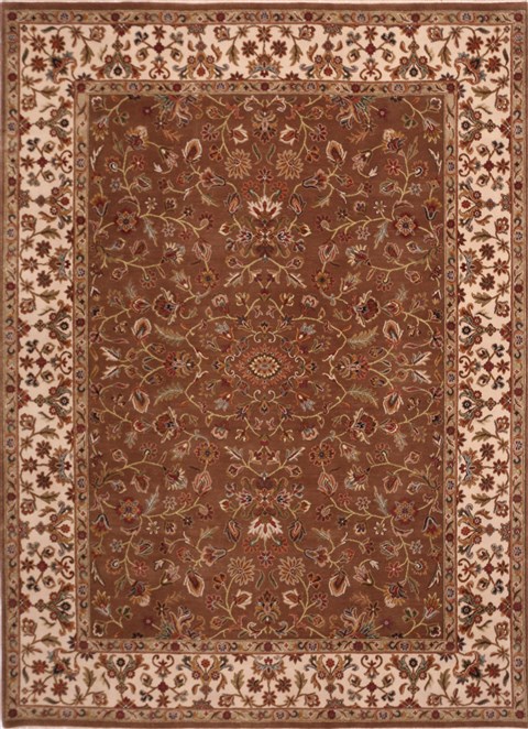 Jaipur Brown Hand Knotted 810 X 120 Area Rug 301-30735 Image 0