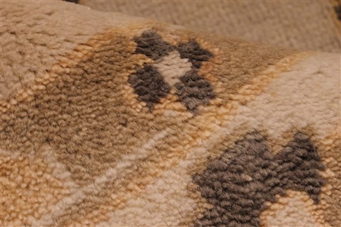 Oushak Grey Hand Knotted 91 X 120  Area Rug 256-30737 Image 11