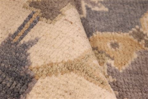 Oushak Beige Hand Knotted 83 X 911  Area Rug 256-30739 Image 13