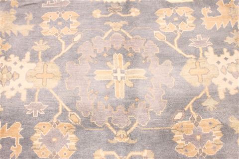 Oushak Beige Hand Knotted 83 X 911  Area Rug 256-30739 Image 3