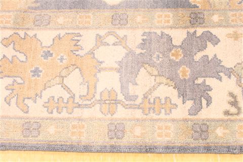 Oushak Beige Hand Knotted 83 X 911  Area Rug 256-30739 Image 4