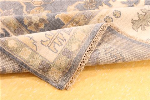 Oushak Beige Hand Knotted 83 X 911  Area Rug 256-30739 Image 9