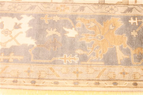 Oushak Beige Hand Knotted 91 X 1110 Area Rug 256-30741 Image 3
