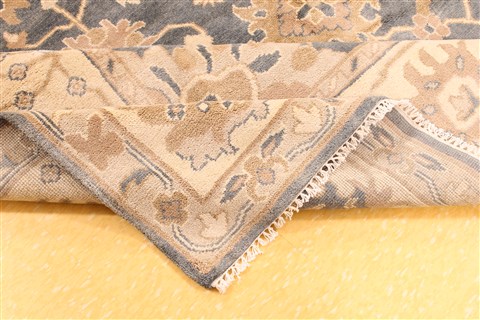 Oushak Beige Hand Knotted 81 X 100 Area Rug 256-30742 Image 8