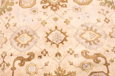 Oushak Blue Hand Knotted 811 X 1110 Area Rug 256-30744 Image 5