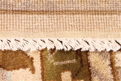 Oushak Blue Hand Knotted 811 X 1110 Area Rug 256-30744 Image 9