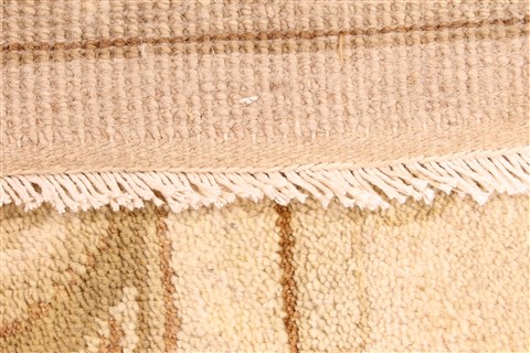 Oushak Brown Hand Knotted 92 X 119  Area Rug 256-30745 Image 8