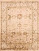 Oushak Brown Hand Knotted 92 X 119  Area Rug 256-30745 Thumb 0
