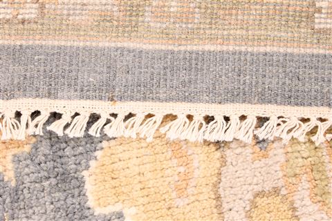 Oushak Beige Hand Knotted 94 X 120 Area Rug 256-30747 Image 6