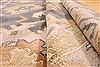 Oushak Beige Hand Knotted 94 X 120 Area Rug 256-30747 Thumb 9