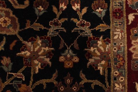 Jaipur Black Hand Knotted 91 X 1111 Area Rug 301-30751 Image 8