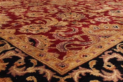 Jaipur Red Hand Knotted 711 X 110 Area Rug 301-30752 Image 2