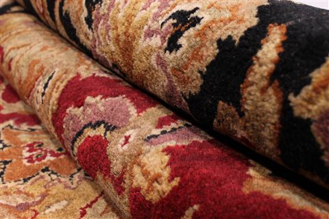 Jaipur Red Hand Knotted 711 X 110 Area Rug 301-30752 Image 4