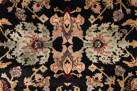 Jaipur Black Hand Knotted 810 X 120 Area Rug 301-30753 Image 3