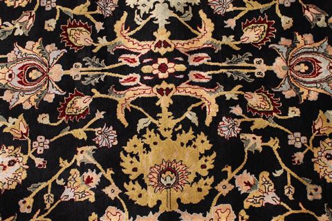 Jaipur Black Hand Knotted 810 X 120 Area Rug 301-30753 Image 9
