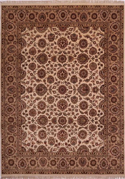 Jaipur White Hand Knotted 90 X 123 Area Rug 301-30754 Image 0