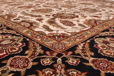 Jaipur White Hand Knotted 91 X 123  Area Rug 301-30758 Image 2