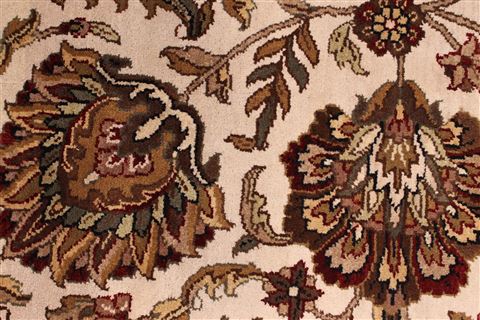 Jaipur White Hand Knotted 91 X 123  Area Rug 301-30758 Image 7