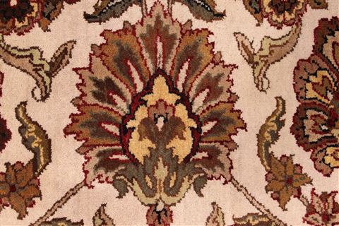 Jaipur White Hand Knotted 91 X 123  Area Rug 301-30758 Image 8