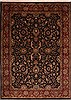 Kashan Black Hand Knotted 810 X 1111  Area Rug 301-30762 Thumb 0