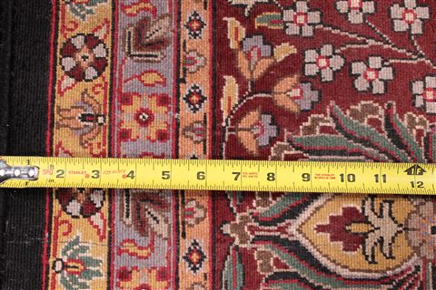 Sarouk Black Hand Knotted 810 X 1111 Area Rug 301-30763 Image 5