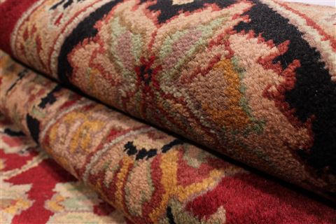 Jaipur Red Hand Knotted 811 X 1110 Area Rug 301-30764 Image 4