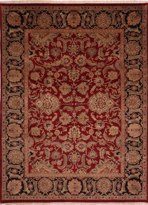 Jaipur Red Hand Knotted 811 X 1110 Area Rug 301-30764 Image 0