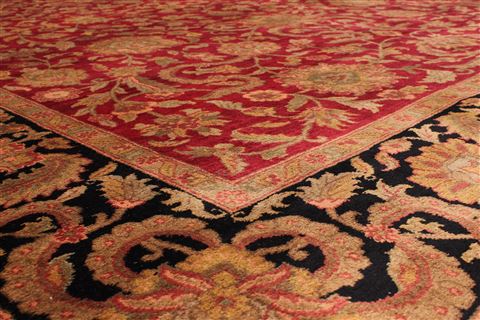 Jaipur Red Hand Knotted 90 X 120 Area Rug 301-30765 Image 7