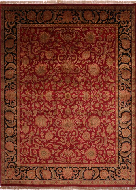 Jaipur Red Hand Knotted 90 X 120 Area Rug 301-30765 Image 0