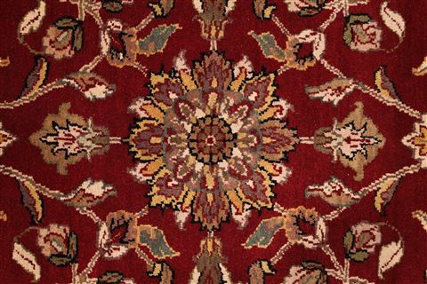Jaipur Red Hand Knotted 91 X 120 Area Rug 301-30769 Image 3
