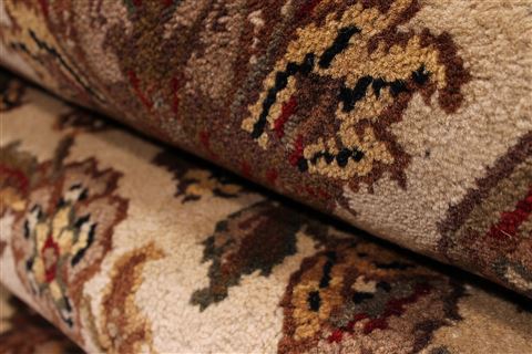 Jaipur White Hand Knotted 90 X 119 Area Rug 301-30770 Image 4