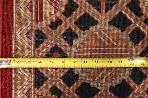Jaipur Red Hand Knotted 92 X 123 Area Rug 301-30772 Image 5