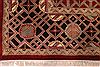 Jaipur Red Hand Knotted 92 X 123 Area Rug 301-30772 Thumb 1
