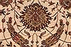 Sarouk Beige Hand Knotted 91 X 121 Area Rug 301-30780 Thumb 5