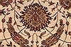 Sarouk Beige Hand Knotted 91 X 121  Area Rug 301-30780 Thumb 5