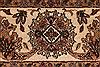 Sarouk Beige Hand Knotted 91 X 121  Area Rug 301-30780 Thumb 7