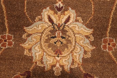 Jaipur Brown Hand Knotted 90 X 122 Area Rug 301-30781 Image 10